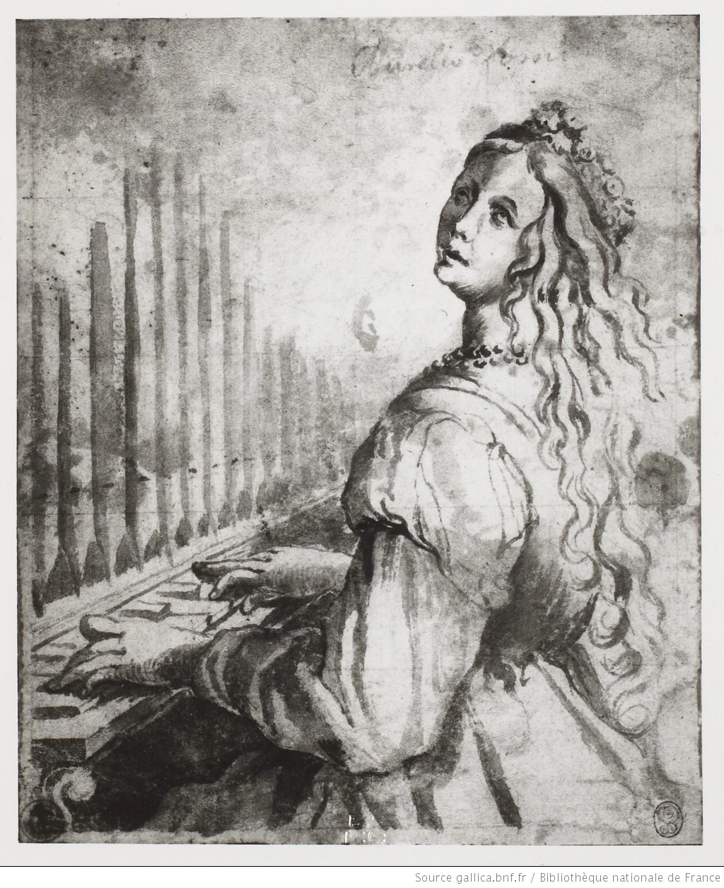 Aurelio Lomi - 118, Santa Cecila suona l'organo